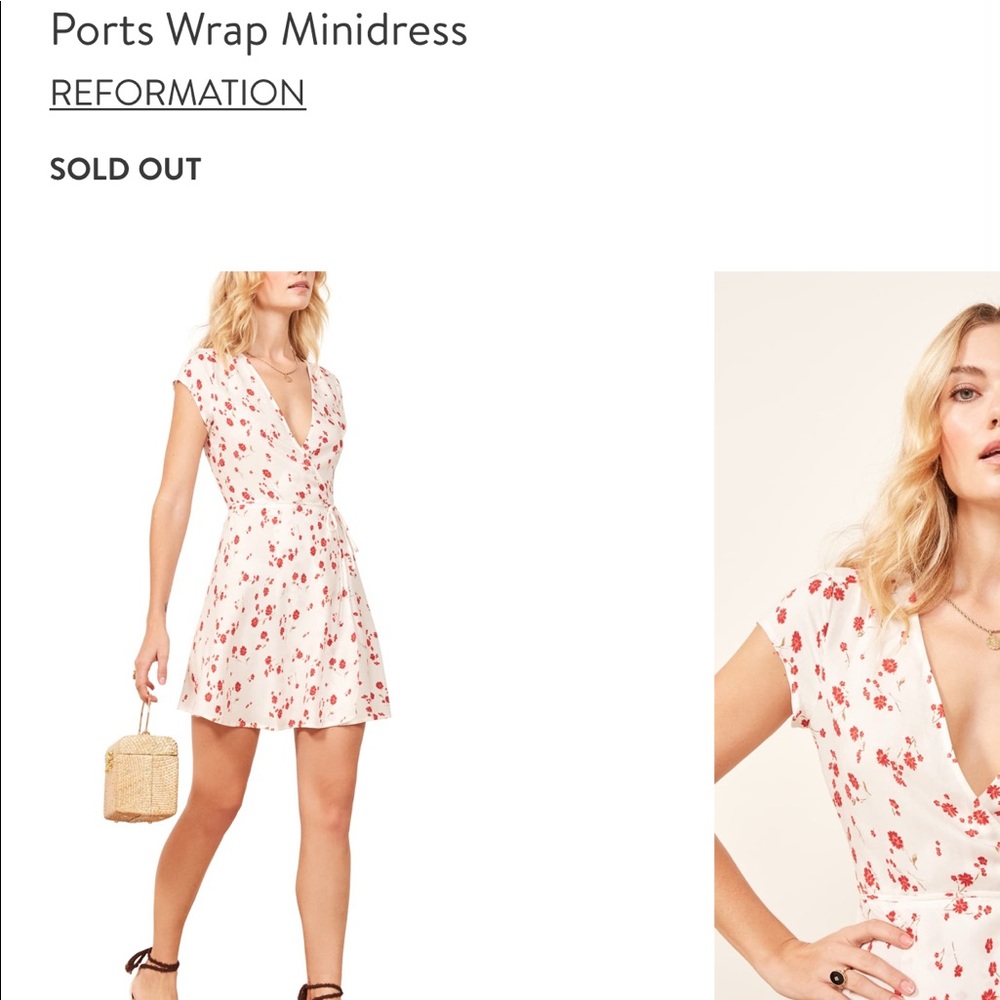 Reformation wrap dress!